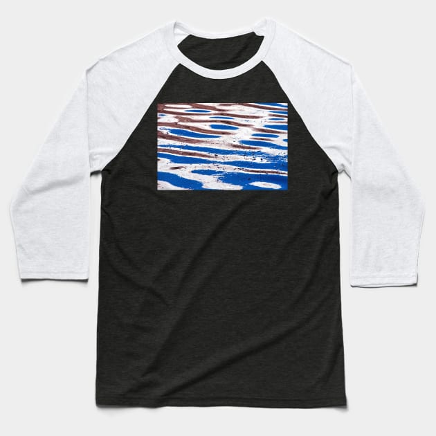 Reflections/Abstract Baseball T-Shirt by Cretense72